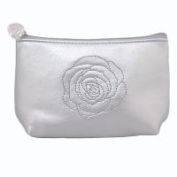 Rose zippered purse