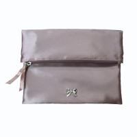 Satin Clutch with Ribbon